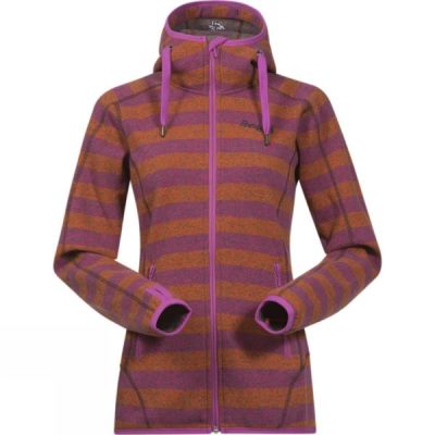 Chaquetas Bergans Humle Mujer - Naranjas Rayadas - Chile JAB715269